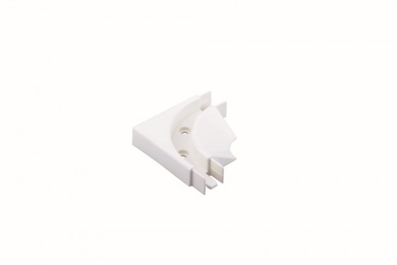 REHAU corner guide rail for screw white