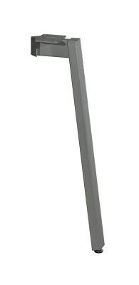 MILADESIGN Table leg Mobilar M6301–N silver MILADESIGN Table leg Mobilar M6301–N silver