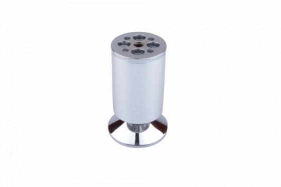 StrongLegs furniture leg FA003, 100Rmm, matt chrome/glossy chrome