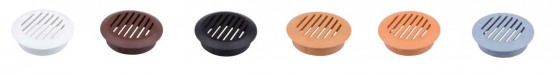 Air vent 50mm beech height 8mm