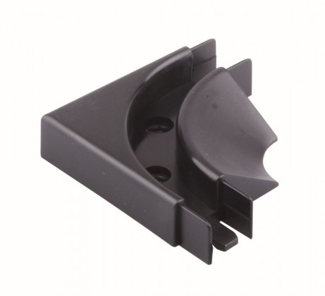 REHAU corner guide bar for screw black
