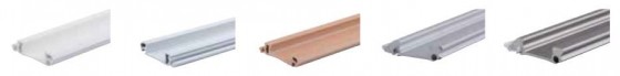 REHAU central mounting rail C3 - uni black