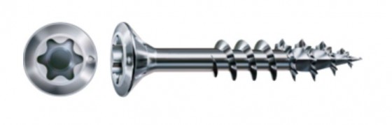 SPAX screw FEX-H 4x35 countersunk head TXS,W A3J,4C MH, partial thread