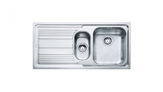 FRANKE Sink LLX 651/7L 1000 x 500mm stainless steel drain left