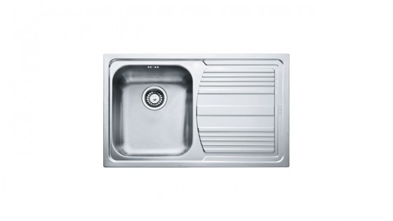 FRANKE Sink LLX 611/7L 790 x 500mm stainless steel drain left