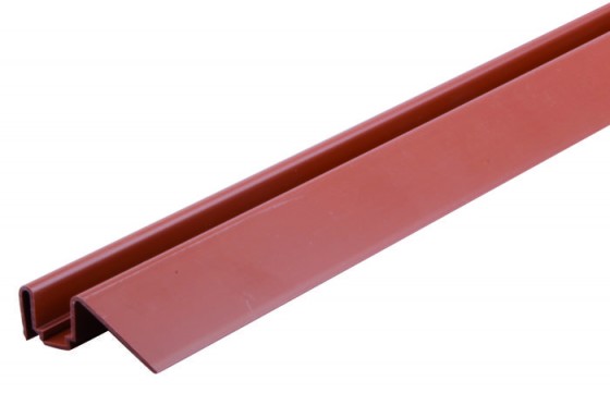 REHAU guide rail for screw brown (Havana)