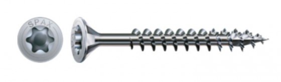 SPAX screw 5x80 countersunk head TXS,W,4C MH