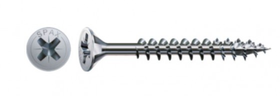SPAX screw 5x70 countersunk head PZ,W,4C MH
