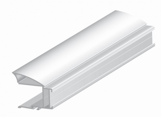 SEVROLL 04933 Era mounting bar 18mm 2.70m white gloss