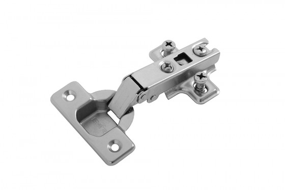 StrongHinges S1 hinge full overlay with H0 washer with euro screws, slide-on