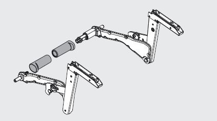 BLUM 20S3500.06 arms HS without Servodrive