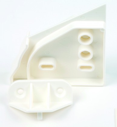 A hinge for a built-in dishwasher