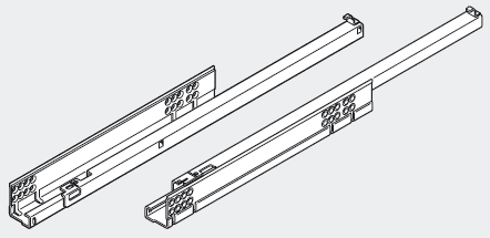 BLUM 560H3800B Tandem full extension 380mm soft-closing