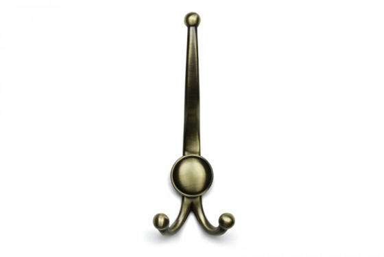 TULIP Hook Murero XL antique brass + screws
