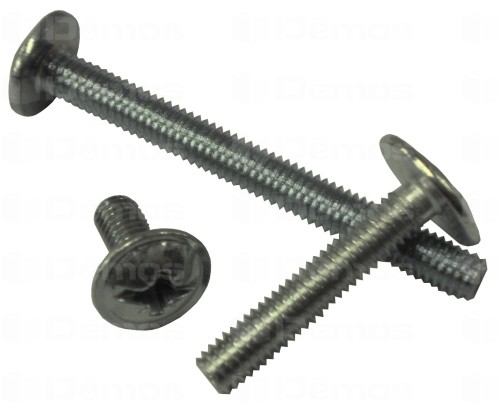 Screw for handle M4x10 semi-round head with collar