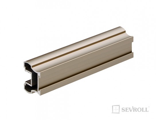 SEVROLL 02690 Romeo II handle profile, 2.7 m, olive