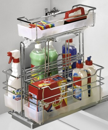 HETTICH 49087 Portero 3 pull-out basket under the sink