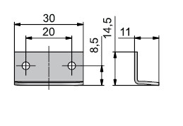 LEHMANN Angle stop 30 mm
