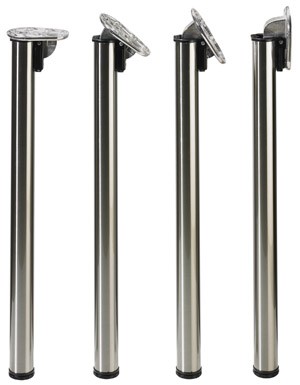 HETTICH 9078548 Jengo table legs 710/50 mm stainless steel