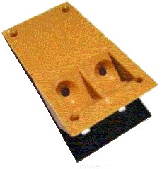 Connecting angle plastic double white