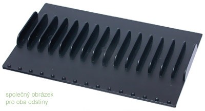 Plastic CD holder black