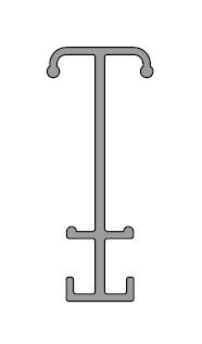 TERNO profile 2330/A anodized 2.5m