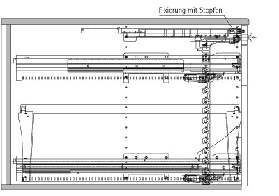 HETTICH 43467 drawing 1:1 Systema Top 2000