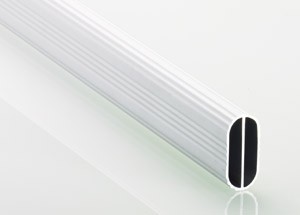 HETTICH 9079590 Wardrobe rod oval 15/30/3000 mm aluminum