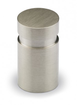 HETTICH 9070958 Knob MONACUM d14 mm brushed stainless steel