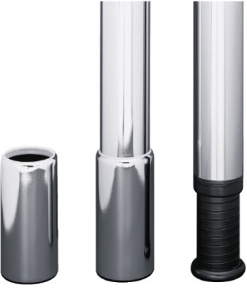 HETTICH 70199 Leg covers Femi imitation stainless steel