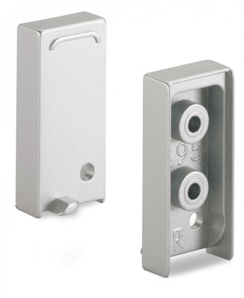 HETTICH 115049 Handle CAPRIS kon L+P nickel matt