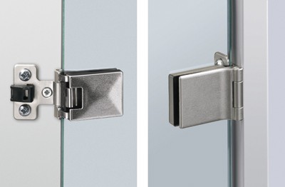HETTICH 69934 glass hanger ET 5150 Z center matt nickel