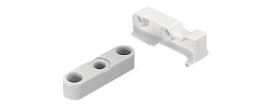 HETTICH 73213 Quadro back adapter for continuous bottom and shelves,white