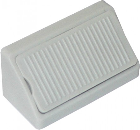 Connecting angle plastic double 42mm ash (light gray)