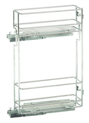 VIBO double side basket for upper cabinet 150mm left
