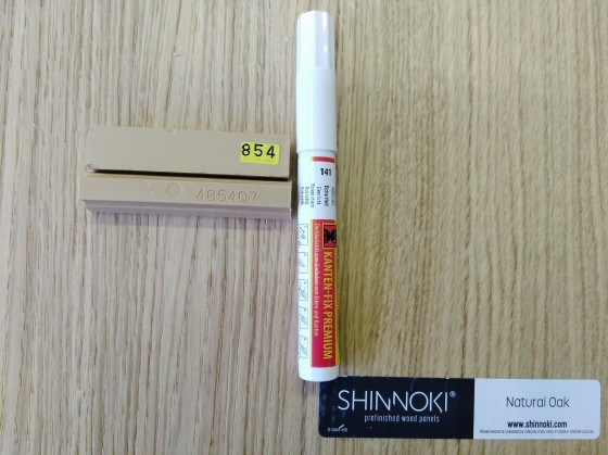 Retouching marker for Shinnoki Natural Oak