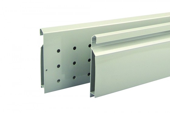 StrongBox raised sides, double 350 mm grey