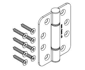 HAWA 23271 hinge for heavy folding doors stainless steel