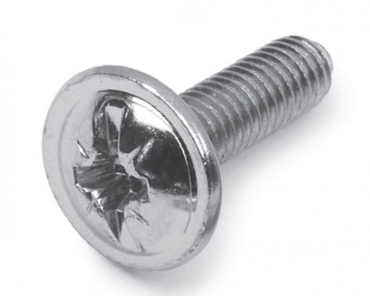 Connecting fittings M6x25 screw nickel