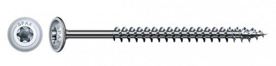 SPAX screw 6x80 washer head TXS, W, 4C