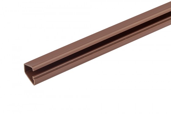 StrongLumio wiring cable tray 12x7mm self-adhesive wood imitation dark 2m