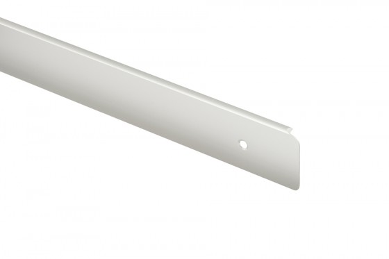 Finishing rail for worktop 38 aluminum left