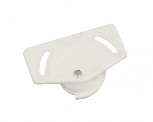 STRONG plastic door fittings bottom guide white