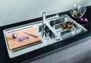 BLANCO 523665 Sink Classic Pro 6S-IF stainl.steel InFino silk gloss with eccent.