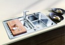 BLANCO 523663 Sink Classic Pro 5S-IF stainl.steel silk gloss InFino with eccent.