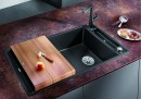 BLANCO 523500 Sink Axia III XL 6 S anthr. InFino with eccent. Silgranit PuraDur