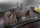 BLANCO 523774 Sink Zenar XL 6S Compact anthr. InFino with Silgranit eccentric