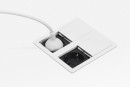 VersaHit Dual 2x230V (Schuko), white RAL9010