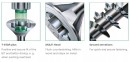 SPAX screw 6x120/68 countersunk head TXS,W,4C MH, partial thread