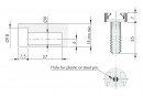 IF-Tris shelf support (100 pcs) shelf part plastic